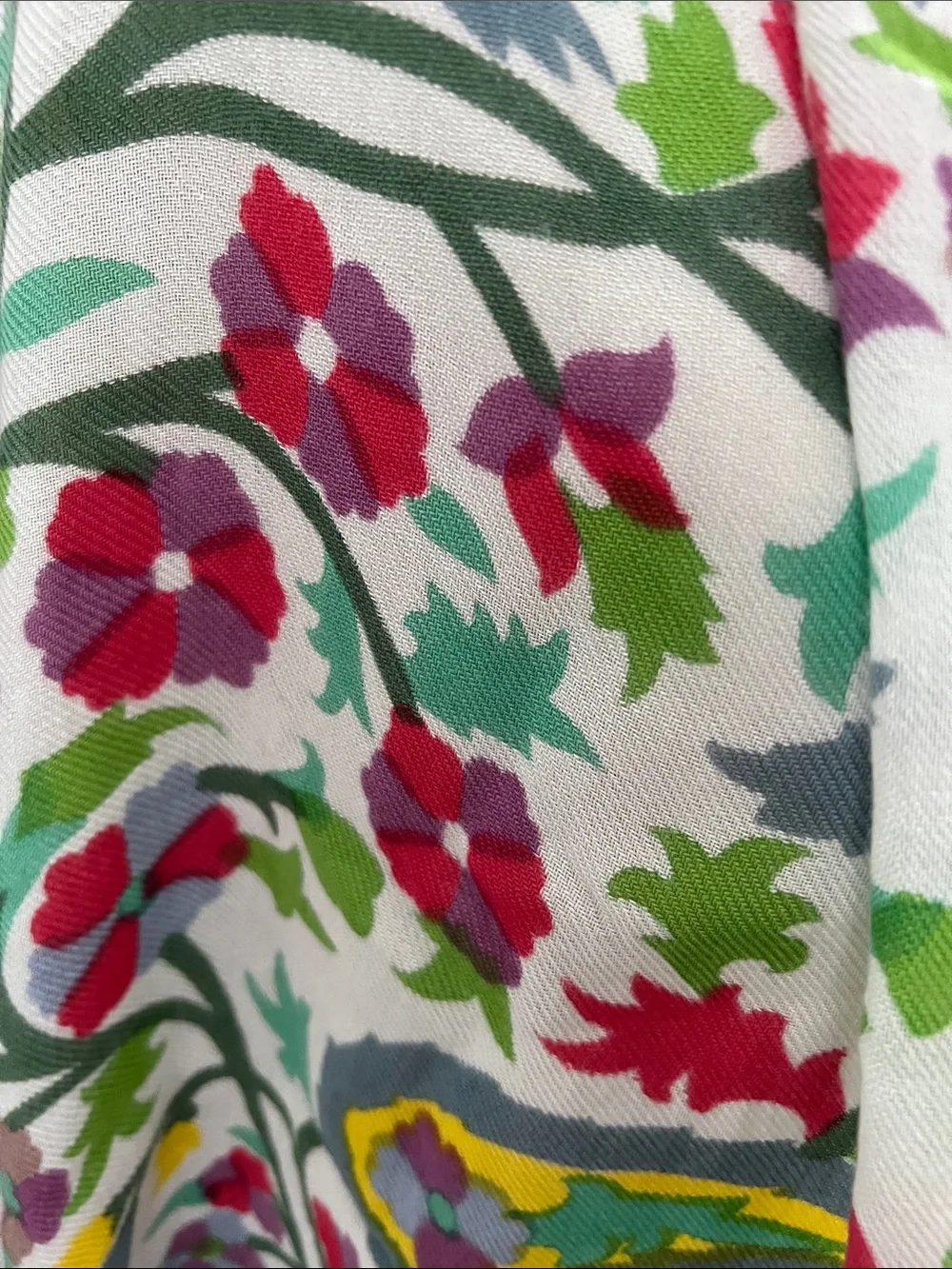 Floral Multi-Color Lightweight Women’s Scarf Size: 28.5” W x  79” L